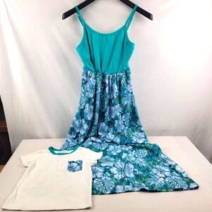 NWT Pat Pat matching family dress and tshirt Mom Son outfits 2T & womens small